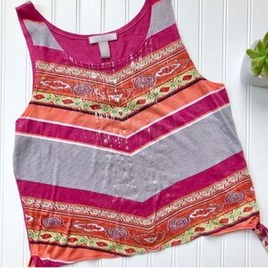 •Weavers• Chinle print tank {F32}